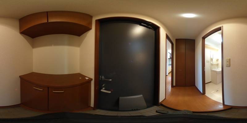 パノラマ画像玄関