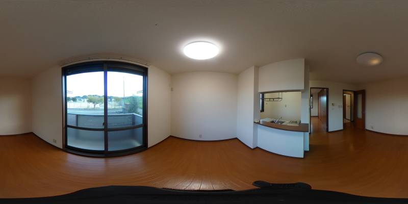 パノラマ画像リビング