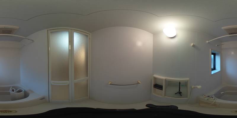 パノラマ画像バスルーム