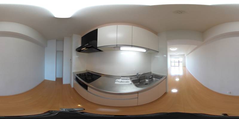 パノラマ画像キッチン