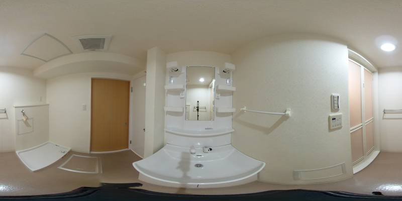 パノラマ画像洗面所