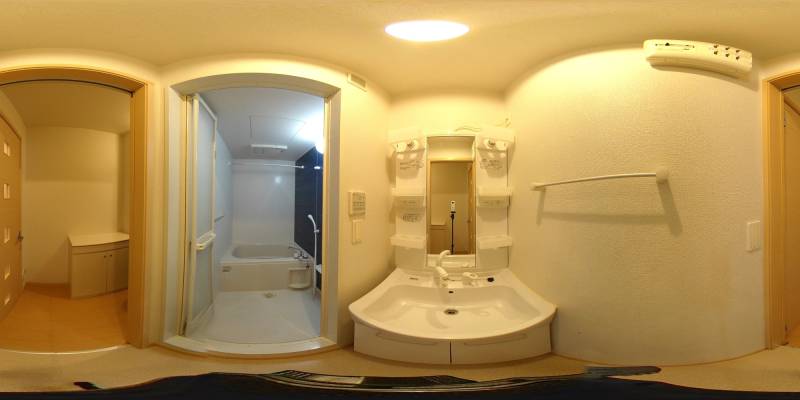 パノラマ画像洗面所