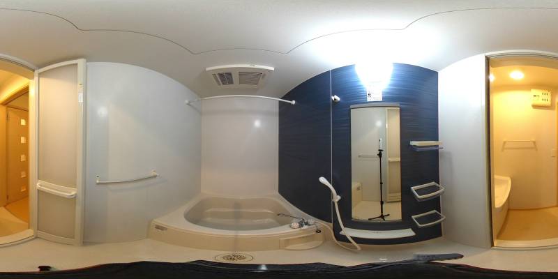 パノラマ画像バスルーム