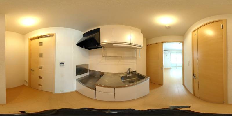 パノラマ画像キッチン