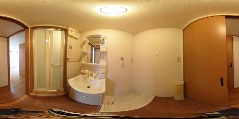 パノラマ画像洗面所