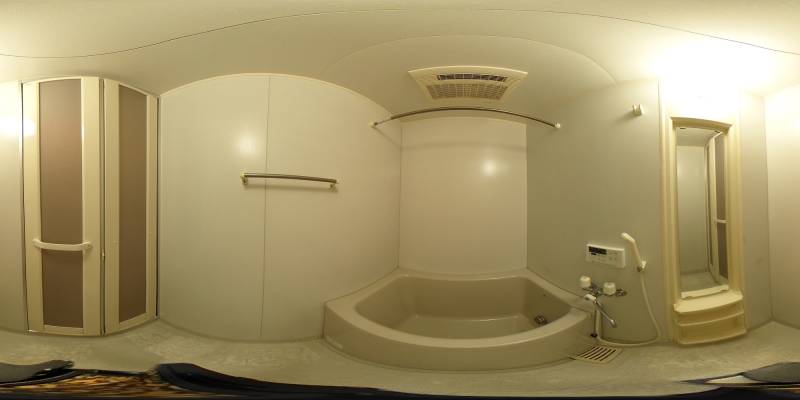 パノラマ画像バスルーム