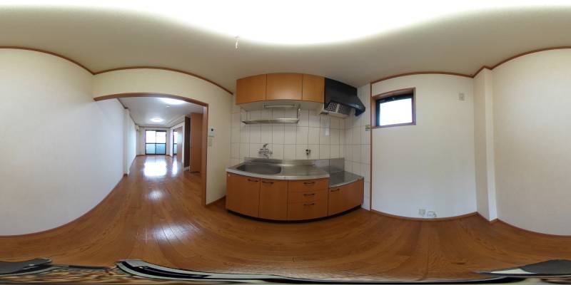 パノラマ画像キッチン