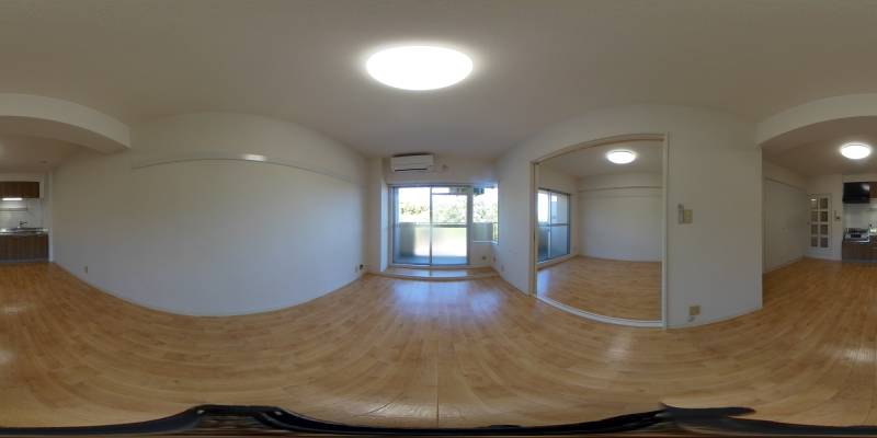 パノラマ画像リビング