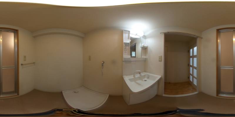 パノラマ画像洗面所