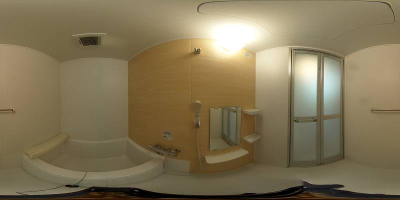 パノラマ画像バスルーム