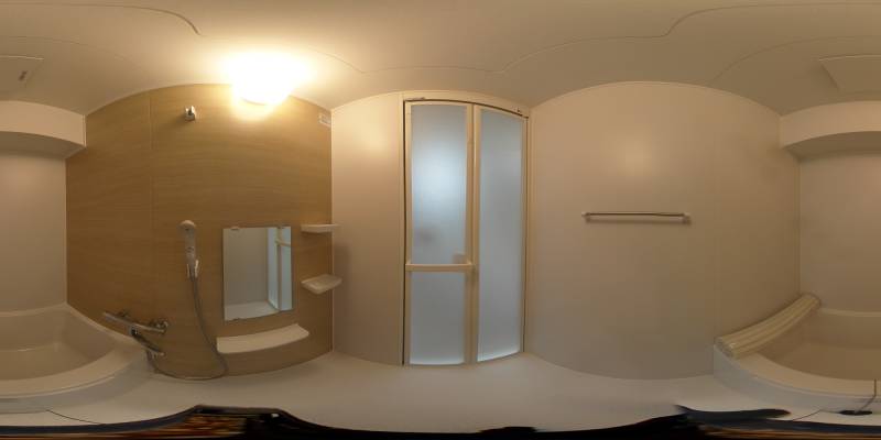 パノラマ画像バスルーム