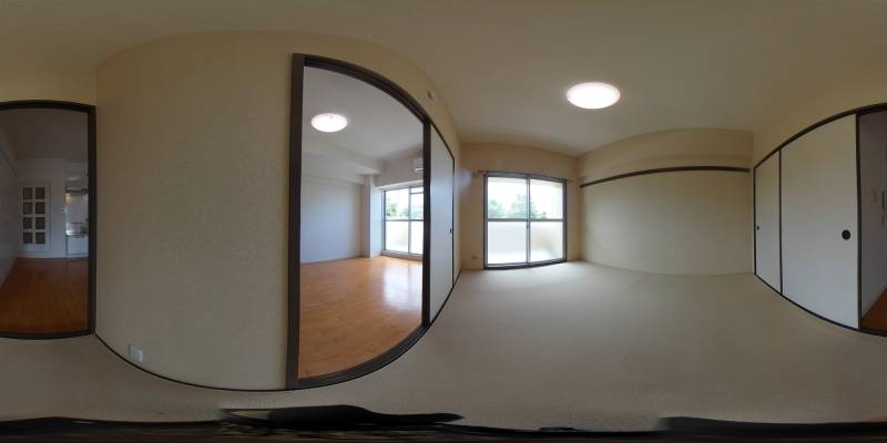 パノラマ画像洋室