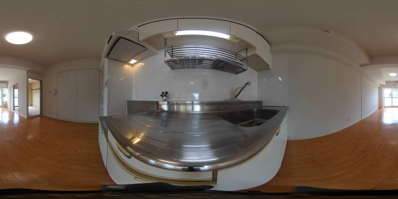 パノラマ画像キッチン