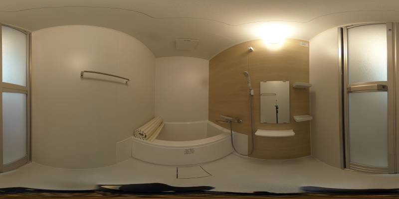 パノラマ画像バスルーム