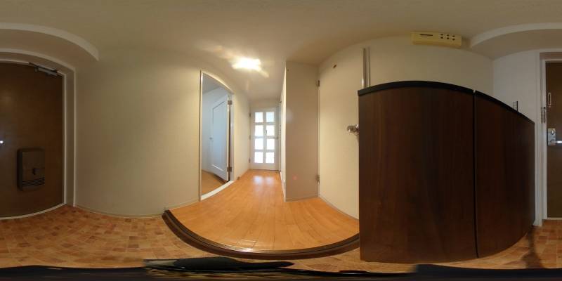 パノラマ画像玄関