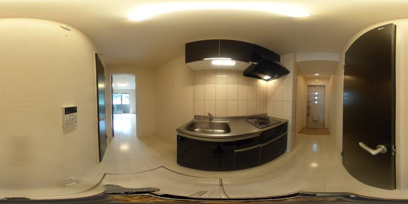 パノラマ画像キッチン