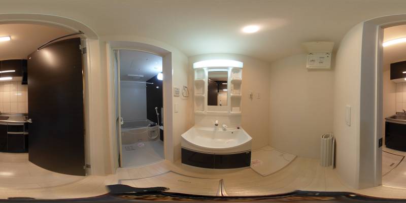 パノラマ画像洗面所