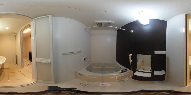 パノラマ画像バスルーム