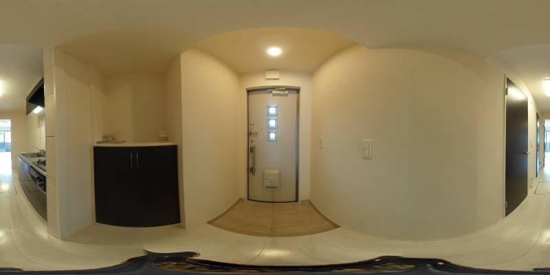 パノラマ画像玄関