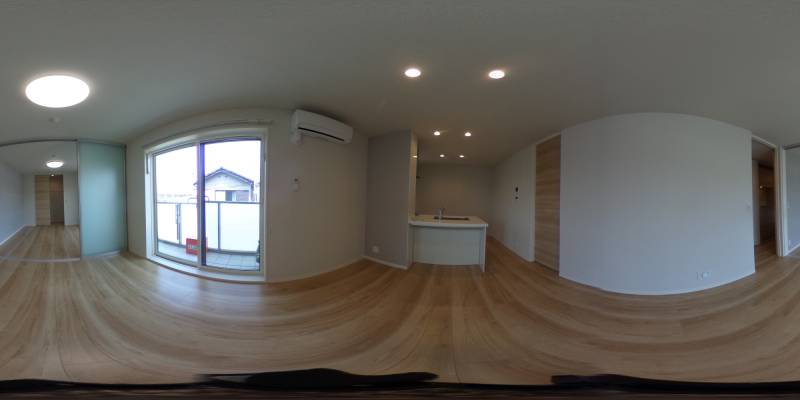 パノラマ画像リビング