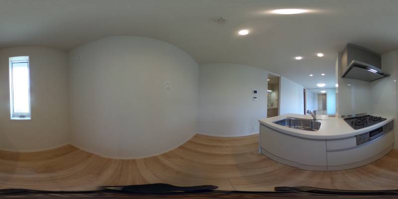 パノラマ画像キッチン