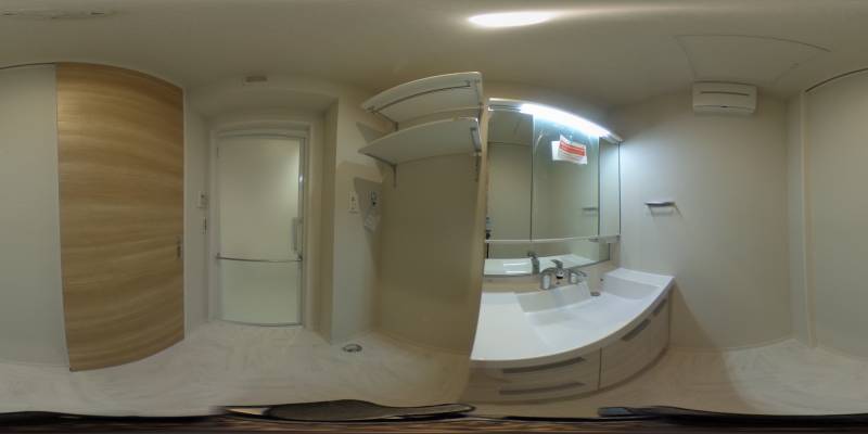 パノラマ画像洗面所