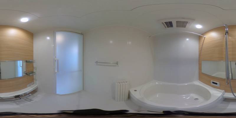 パノラマ画像バスルーム