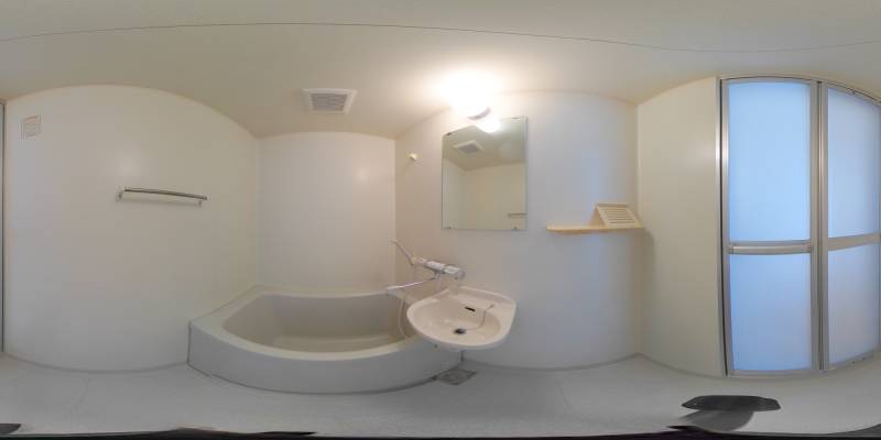 パノラマ画像バスルーム