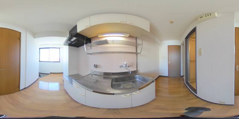 パノラマ画像キッチン