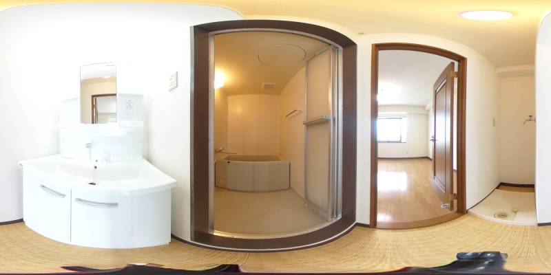 パノラマ画像洗面所