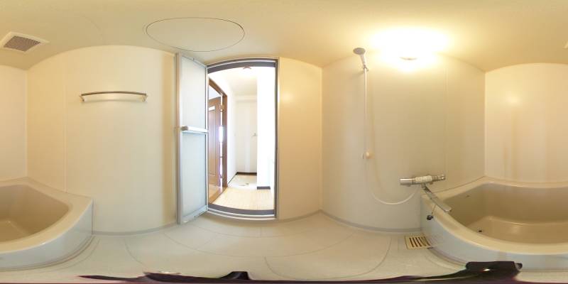 パノラマ画像バスルーム