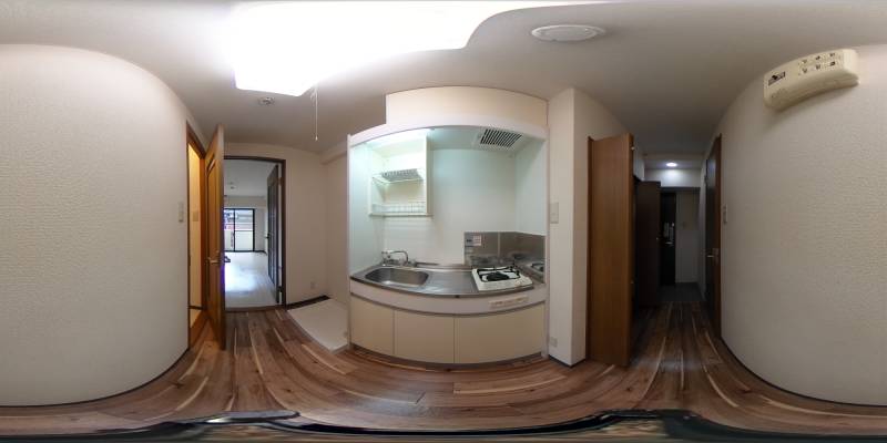 パノラマ画像キッチン