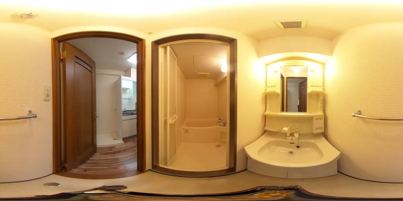 パノラマ画像洗面所