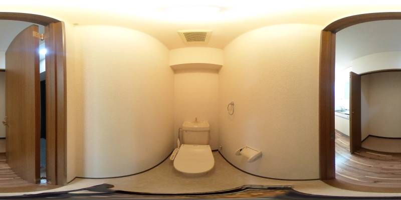 パノラマ画像トイレ