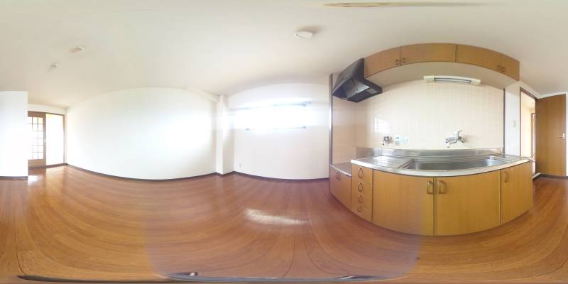 パノラマ画像キッチン