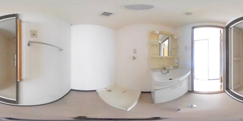 パノラマ画像洗面所