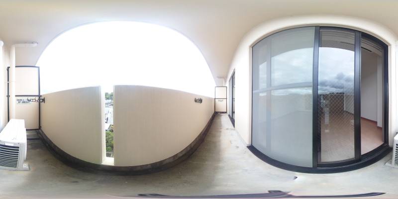 パノラマ画像バルコニー