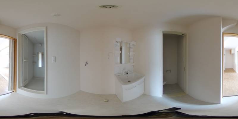 パノラマ画像洗面所