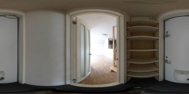 パノラマ画像玄関