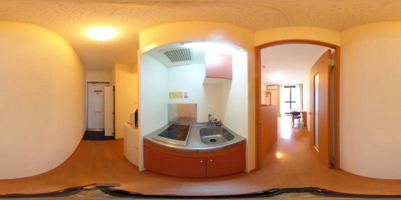 パノラマ画像キッチン