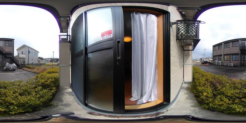 パノラマ画像バルコニー