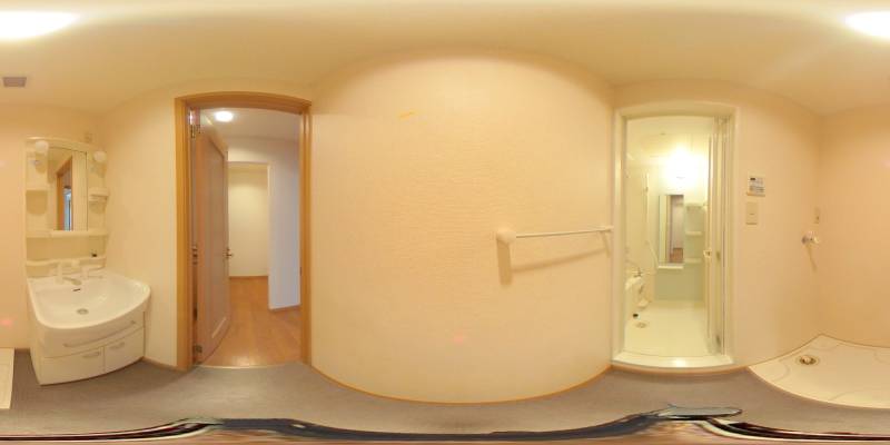 パノラマ画像洗面所
