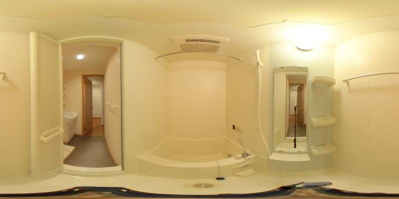 パノラマ画像バスルーム