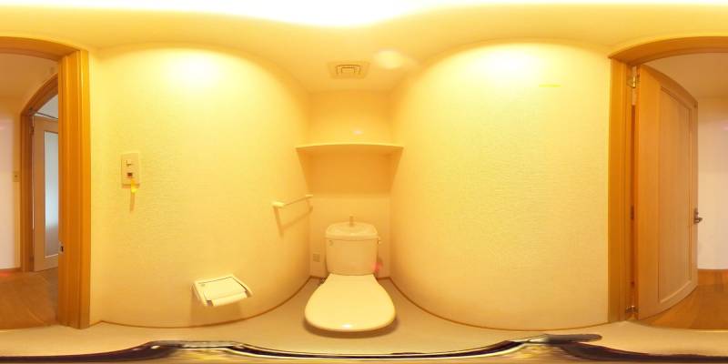 パノラマ画像トイレ