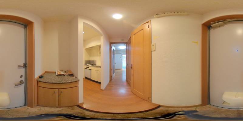 パノラマ画像玄関