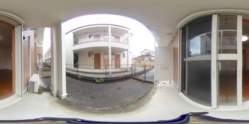 パノラマ画像バルコニー