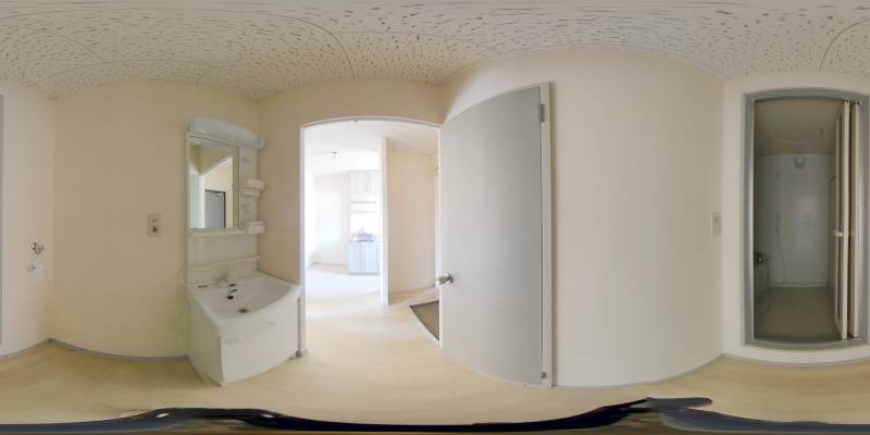 パノラマ画像洗面所