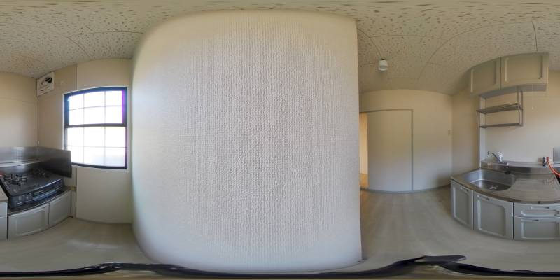 パノラマ画像キッチン