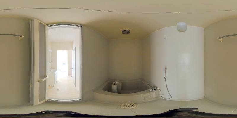 パノラマ画像バスルーム