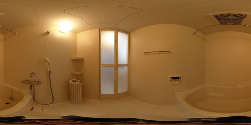 パノラマ画像バスルーム